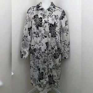 Newport News 14 Large jacket coat black beige